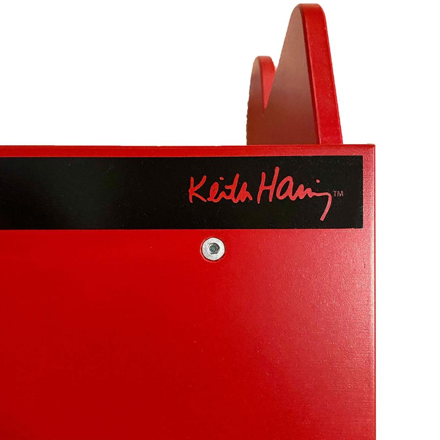 Keith Haring Kid's Chair - Standing Man Red