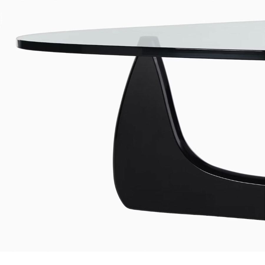 Isamu Noguchi Table for Herman Miller with 3/4 inch thick glass top.